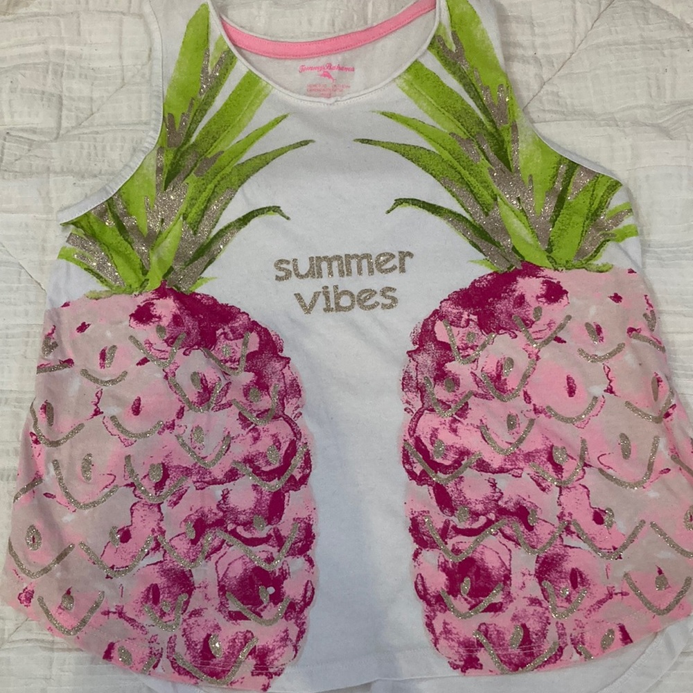 Color white,brand Tommy Bahama,size US:m(10-12),UK:11-12yrs,CA:m/m(10-12),AU:12